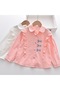 Girl's Shirt 100% Cotton Embroidered 3 Rabbits - 5