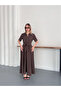 Belted Zippered Pleated Skirt Dress - 4