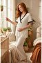 New Season Ecru Summer Nursing Feature 100% Cotton Short Sleeve Maternity Pajama Set - 8