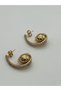 Eclate Beam Xuping Women's Steel Geometric Earrings Non-Tarnish Anti-Allergic Rose Gold Color - 3
