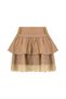 Women's Skirt Layered Model Lace Detailed Mini TENCEL™ Skirt - 3