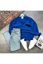 Men's Ottoman Corded Fabric Fabric Regular Fit Shirt & Slim Fit Jeans 2-Piece Set