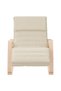 Scaun balansoar, crem, material textil - 3