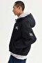 Padded nylon windbreaker - 4