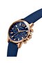Mens Blue Rose Gold Tone Multi-function Watch - 3