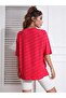 100% Cotton Oversized Women's T-Shirt – Basic Comfortable Summer Model - 8