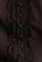 Lace-detail cotton dress - 6