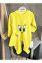 Yellow Bird Printed Unisex Design Baby Jumpsuit - 7