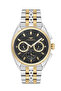 Yellow and Silver Steel Cord Men's Wristwatch Fm11755A-D2 Functions Active 3 Atm Waterproof