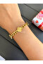 Clover Motif Tarnish-Resistant Steel Chain Bracelet (17+5cm) - 2