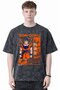Design Son Goku Dragon Ball Anime Printed Unisex Oversized Vintage Washed T-Shirt
