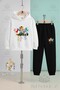 Children's Unisex Game on Player Colorful Hooded Tracksuit Set