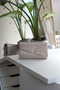 Women's Gold Laser Cut V Chain with Accessories Shoulder Bag - 2