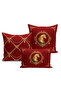 Classic Horse Series Double Sided Digital Printed Set of 3 Throw Pillow Covers (Horse)
