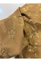 Gold Lycra Silvery Fabric - 3