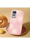 Redmi Note 11 Pro 4G/5G Compatible Shock-Absorbing Camera Protected Pink Silicone Case Floral Print - 2