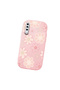 Samsung Galaxy A50/A50S/A30S Compatible Shock-Absorbing Camera Protected Pink Silicone Case Floral Print - 3