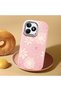 Realme Note 50 Compatible Shock-Absorbing Camera Protected Pink Silicone Case Floral Print - 2