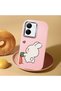 Vivo Y77T/Y78M Compatible Shock-Absorbing Camera Protected Pink Silicone Case Dual Model - 2
