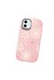 iPhone 12 Mini Compatible Shock-Absorbing Camera Protected Pink Silicone Case Floral Print - 3