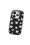 Tecno Spark 10 Pro(Ki7) Compatible Shock-Absorbing Camera Protected Black Silicone Case Cartoon Patterned - 3