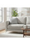 42 cm Square Polyester Cushion – Gray and White Striped Modern Decorative Throw Pillow for Li - 2