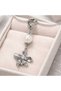 Natural Pearl Flower Figure Openable Clip-On Charm