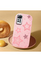 Redmi Note 12 Pro 4g Compatible Camera Protected Pink Soft Silicone Phone Case Pink Star - 2