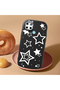 Realme C21Y Compatible Camera Protected Black Soft Silicone Phone Case Star Patterned - 2