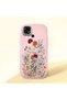 Redmi 10C Compatible Camera Protected Pink Soft Silicone Phone Case Floral Print - 3