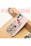 Samsung Galaxy F23 Compatible Camera Protected Pink Soft Silicone Phone Case with Flower Pattern - 7