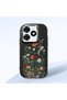 Tecno Spark 20C Compatible Camera Protected Black Soft Silicone Phone Case Floral Print - 3