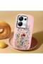 Redmi Note 13 Pro 4g Compatible Camera Protected Pink Soft Silicone Phone Case Floral Print - 2