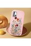 Samsung Galaxy A31 Compatible Camera Protected Pink Soft Silicone Phone Case Floral Print - 2