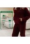 Women's Fluffy Pajamas Set Fleece Plush Fuzzy Loungewear Sleepwear Long Sleeve Shirt Pajama Pants - 7