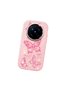 Vivo X200 Pro Compatible Camera Protected Pink Soft Silicone Phone Case Butterfly Patterned