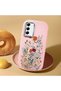 Samsung Galaxy S21 Fe Compatible Camera Protected Pink Soft Silicone Phone Case Floral Print - 2