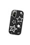 Realme C67 Compatible Camera Protected Black Soft Silicone Phone Case Star Patterned