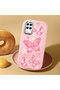 Samsung Galaxy A12 Compatible Camera Protected Pink Soft Silicone Phone Case Butterfly Patterned - 2