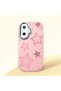 Poco F7 Compatible Camera Protected Pink Soft Silicone Phone Case Pink Star - 3