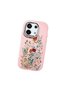 Poco X6 5g Compatible Camera Protected Pink Soft Silicone Phone Case Floral Print