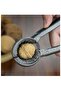 2 Pcs Metal Set Walnut and Hazelnut Crackers Metal Spring-Loaded Walnut and Hazelnut Crackers Walnut Cracker Set - 2