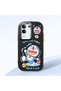 Camera Protected Black Soft Silicone Phone Doraemon Patterned Compatible with Vivo Y29