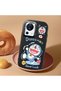 Camera Protected Black Soft Silicone Phone Doraemon Patterned Compatible with Mi 13 Lite - 2