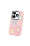 Pink Soft Silicone Phone Colorful Stars with Camera Protection Compatible with Infinix Smart 8 - 3