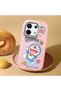 Pink Soft Silicone Phone Doraemon Patterned with Camera Protection Compatible with Poco X6 5g - 2