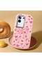 Pink Soft Silicone Phone Bow with Camera Protection Compatible with Vivo Y29 Patterned - 2