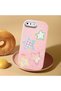 Pink Soft Silicone Phone Colorful Stars with Camera Protection Compatible with iPhone 7 Plus - 2
