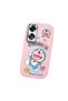 Pink Soft Silicone Phone Doraemon Patterned with Camera Protection Compatible with Oppo A60 - 3