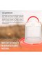 , Bird Water Feeder Outdoor - Bird Water Dispenser for all Birds and Animals - 6